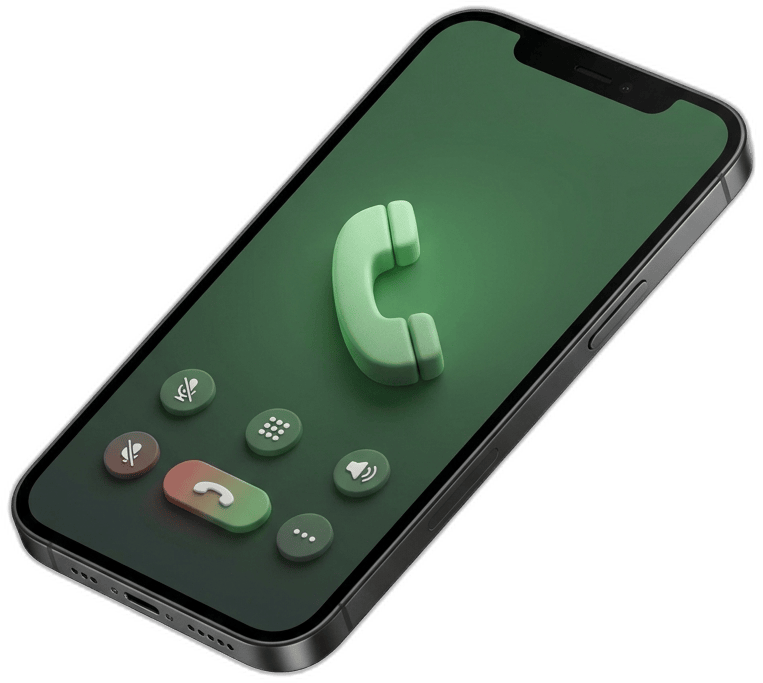 Smartphone mit Anruf